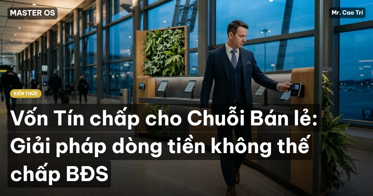 Vốn Tín chấp cho Chuỗi Bán lẻ: Giải pháp dòng tiền không thế chấp BĐS