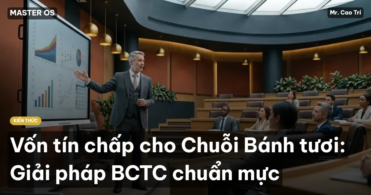 Vốn tín chấp cho Chuỗi Bánh tươi: Giải pháp BCTC chuẩn mực
