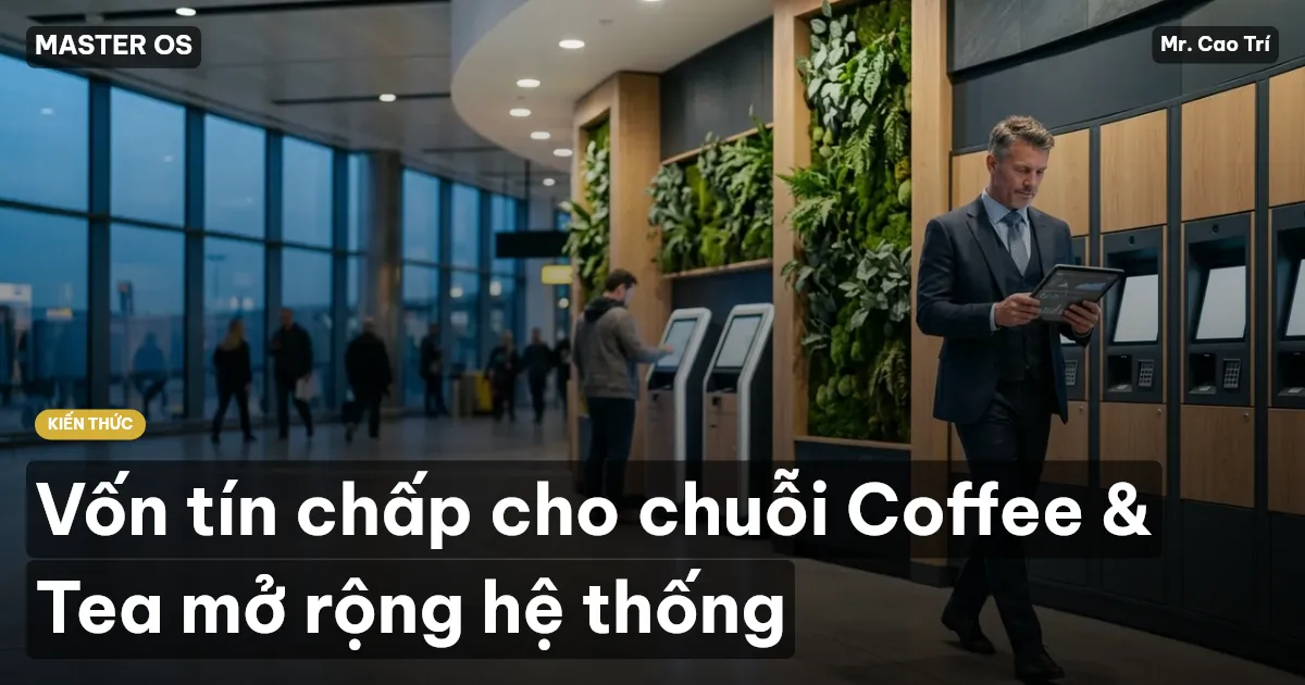 Vốn tín chấp cho chuỗi Coffee & Tea mở rộng hệ thống