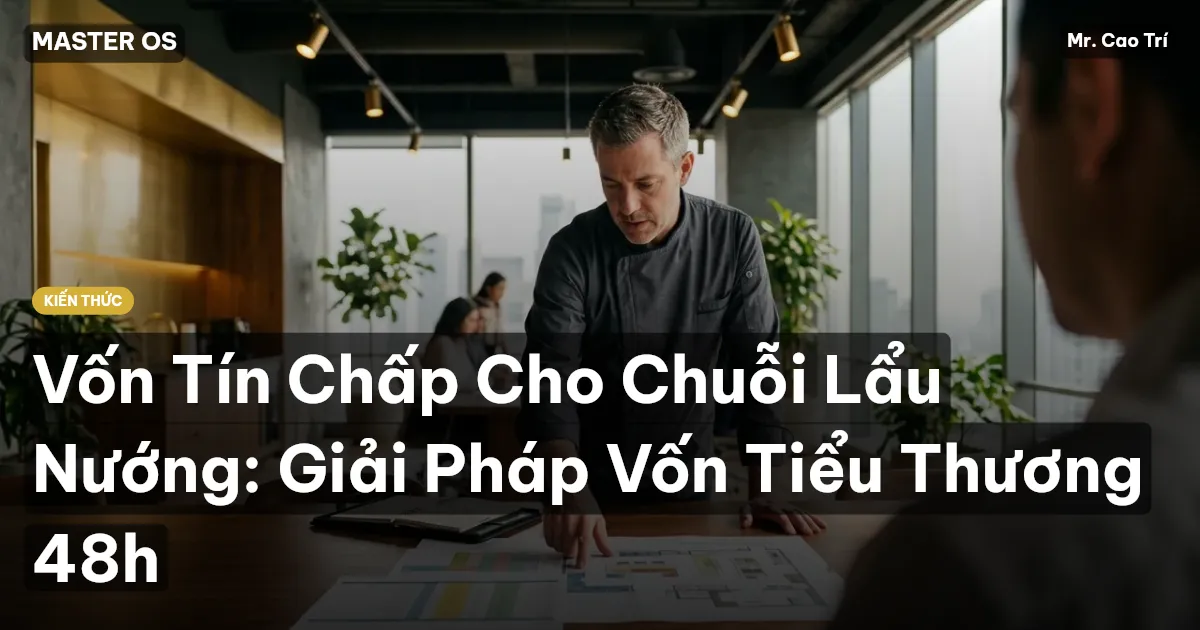 Vốn Tín Chấp Cho Chuỗi Lẩu Nướng: Giải Pháp Vốn Tiểu Thương 48h