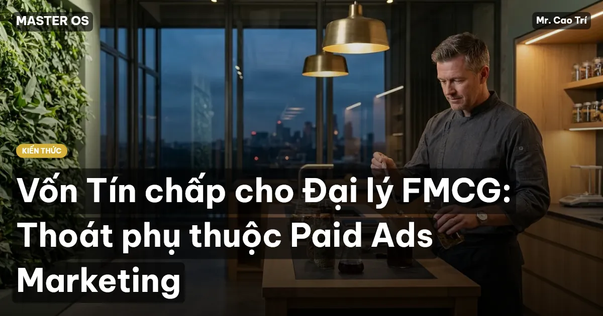 Vốn Tín chấp cho Đại lý FMCG: Thoát phụ thuộc Paid Ads Marketing