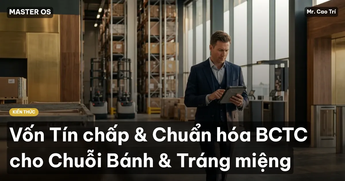 Vốn Tín chấp & Chuẩn hóa BCTC cho Chuỗi Bánh & Tráng miệng