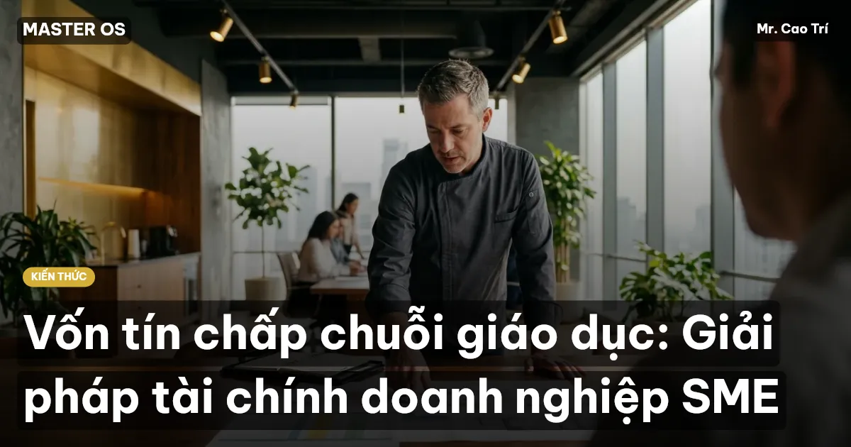 Vốn tín chấp chuỗi giáo dục: Giải pháp tài chính doanh nghiệp SME