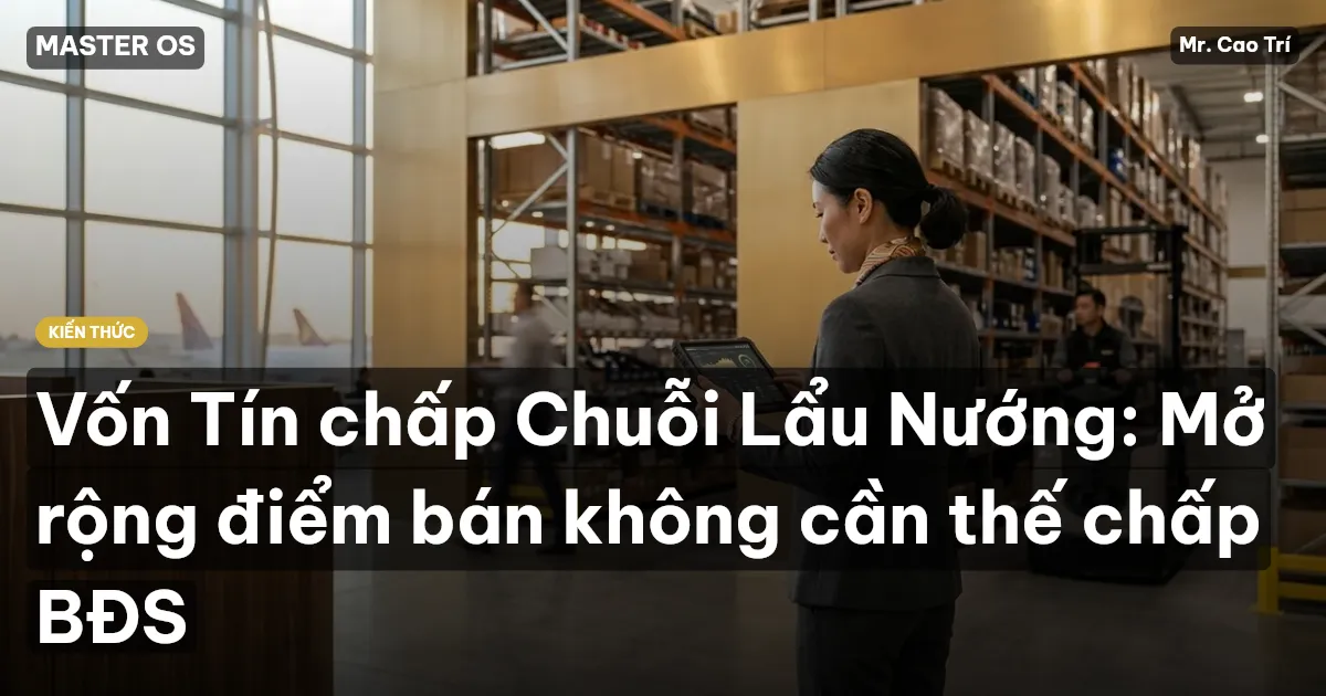 Vốn Tín chấp Chuỗi Lẩu Nướng: Mở rộng điểm bán không cần thế chấp BĐS