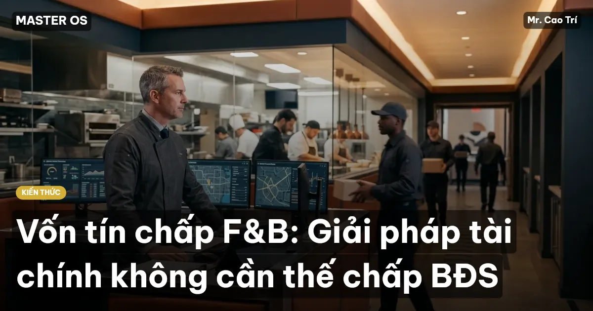 Vốn tín chấp F&B: Giải pháp tài chính không cần thế chấp BĐS