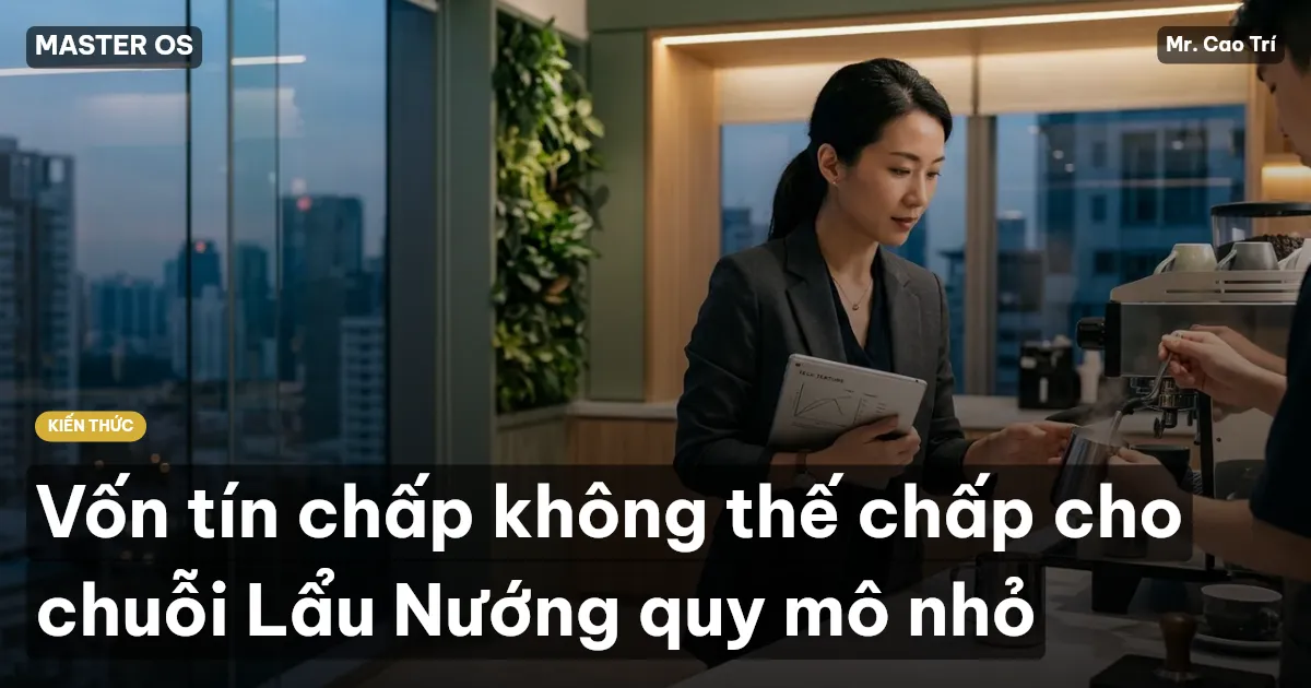 Vốn tín chấp không thế chấp cho chuỗi Lẩu Nướng quy mô nhỏ