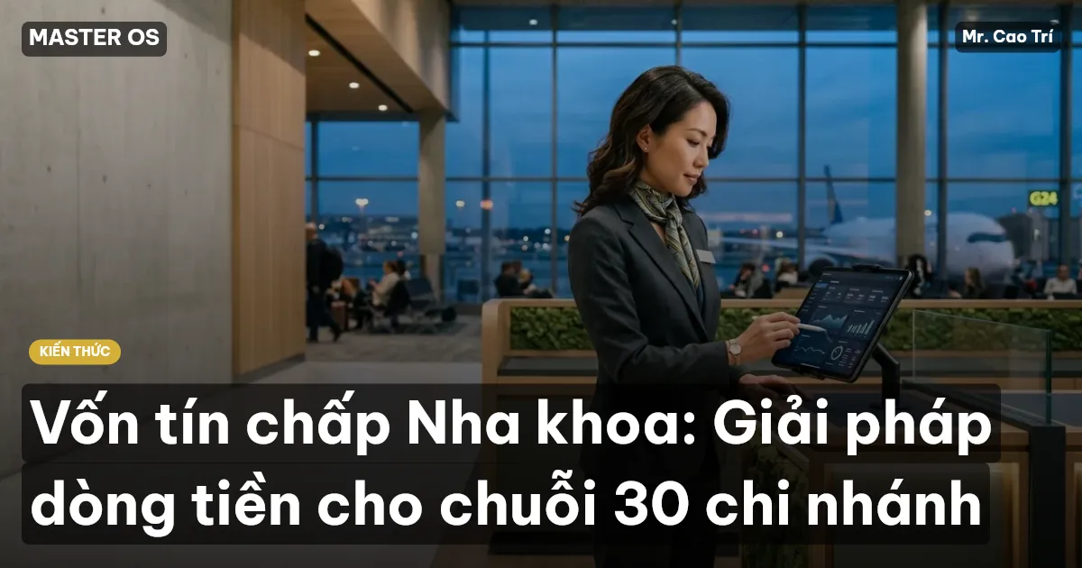 Vốn tín chấp Nha khoa: Giải pháp dòng tiền cho chuỗi 30 chi nhánh