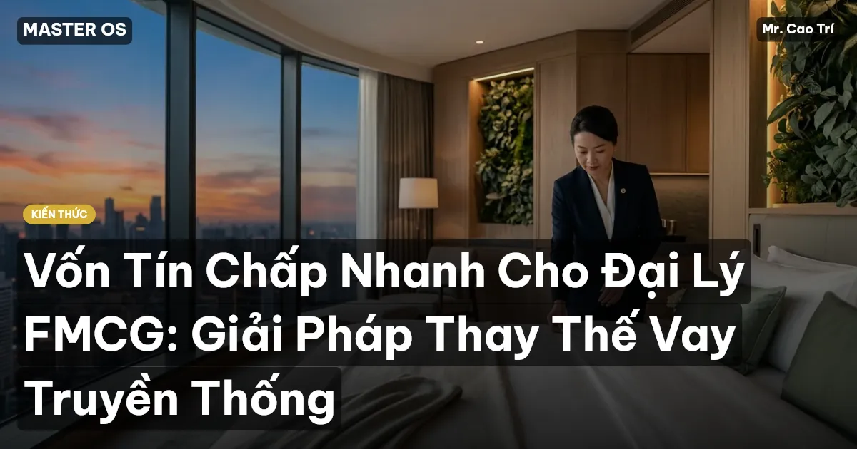 Vốn Tín Chấp Nhanh Cho Đại Lý FMCG: Giải Pháp Thay Thế Vay Truyền Thống
