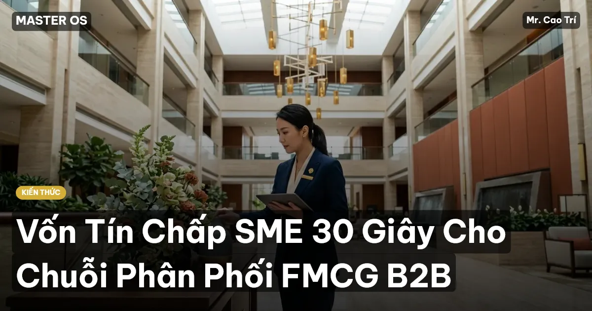 Vốn Tín Chấp SME 30 Giây Cho Chuỗi Phân Phối FMCG B2B