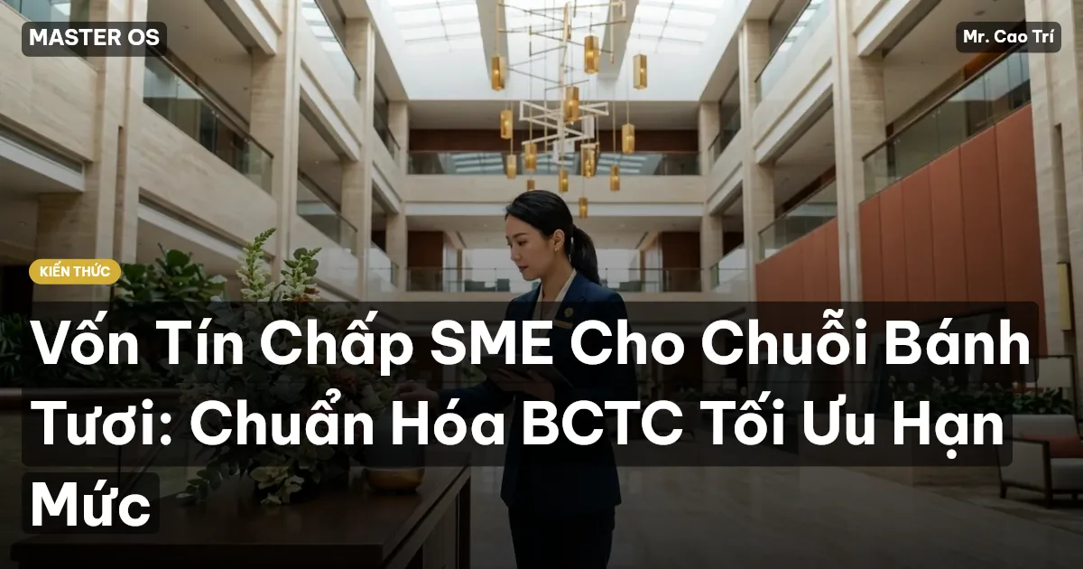 Vốn Tín Chấp SME Cho Chuỗi Bánh Tươi: Chuẩn Hóa BCTC Tối Ưu Hạn Mức