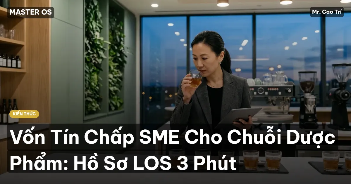 Vốn Tín Chấp SME Cho Chuỗi Dược Phẩm: Hồ Sơ LOS 3 Phút