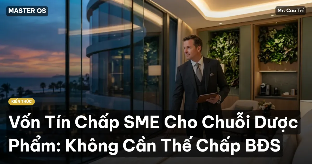 Vốn Tín Chấp SME Cho Chuỗi Dược Phẩm: Không Cần Thế Chấp BĐS
