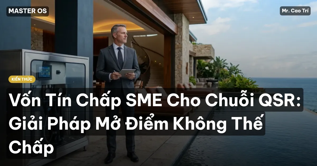 Vốn Tín Chấp SME Cho Chuỗi QSR: Giải Pháp Mở Điểm Không Thế Chấp