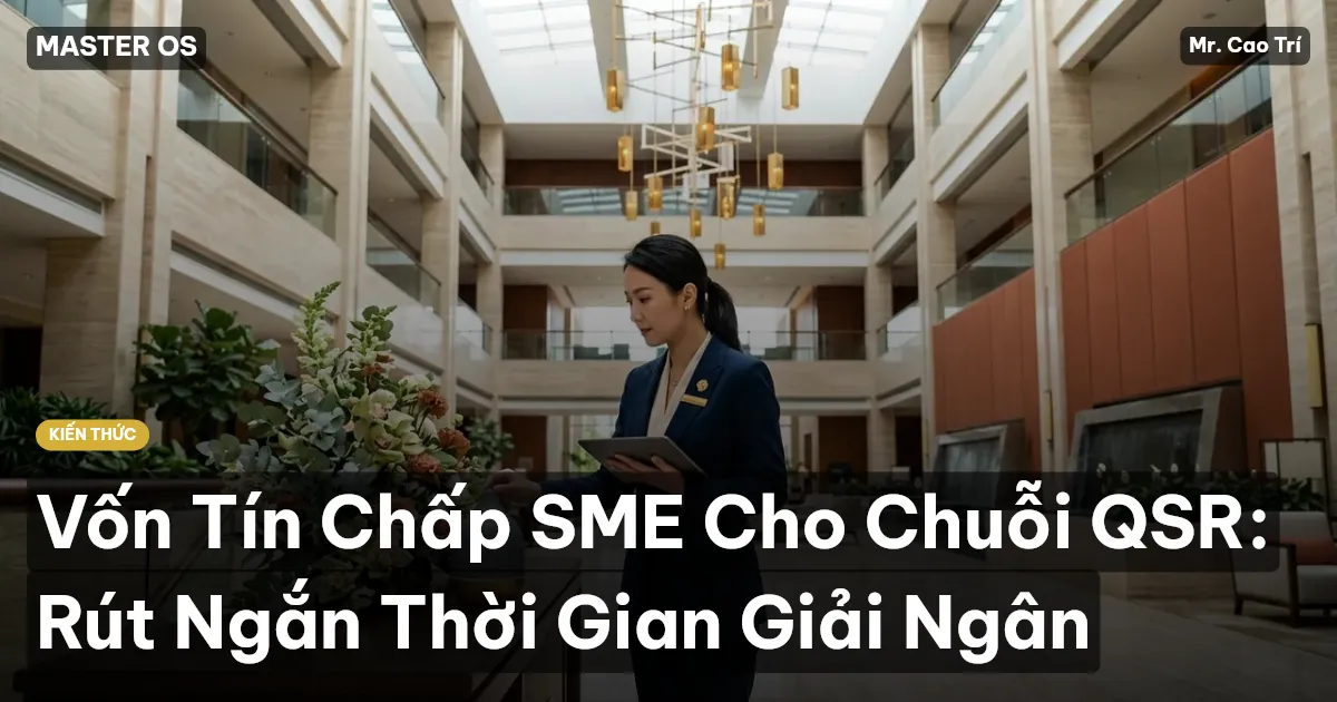 Vốn Tín Chấp SME Cho Chuỗi QSR: Rút Ngắn Thời Gian Giải Ngân