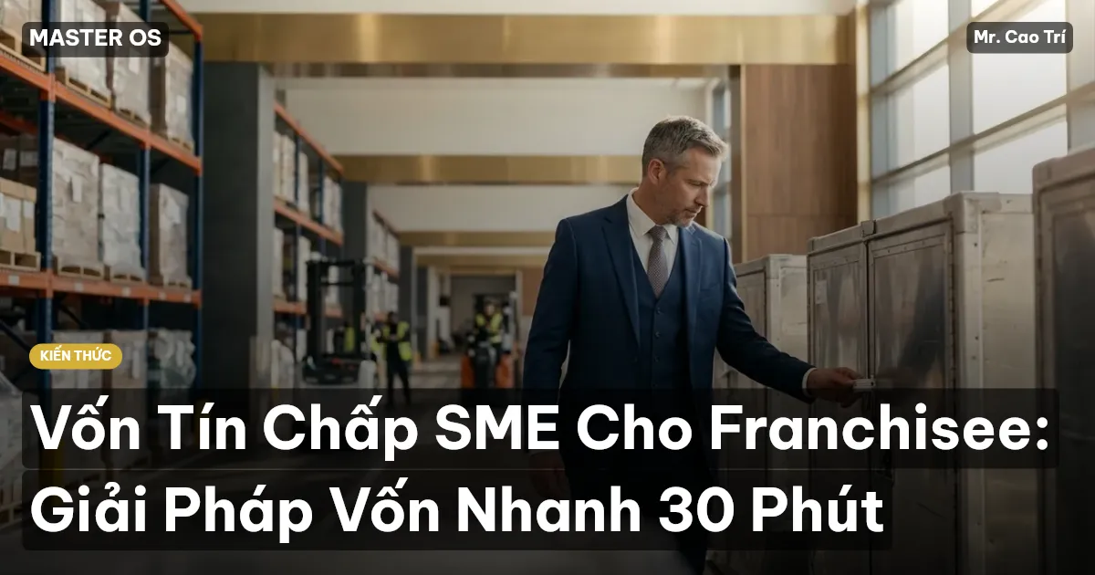 Vốn Tín Chấp SME Cho Franchisee: Giải Pháp Vốn Nhanh 30 Phút
