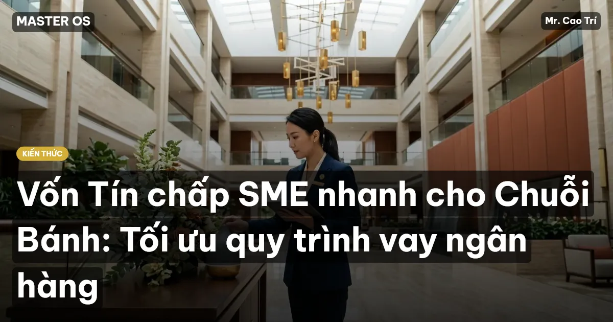 Vốn Tín chấp SME nhanh cho Chuỗi Bánh: Tối ưu quy trình vay ngân hàng