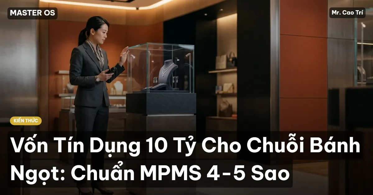 Vốn Tín Dụng 10 Tỷ Cho Chuỗi Bánh Ngọt: Chuẩn MPMS 4-5 Sao