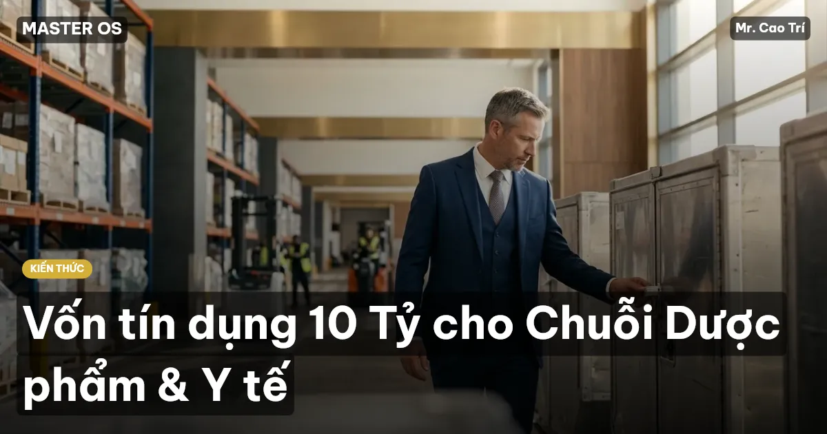 Vốn tín dụng 10 Tỷ cho Chuỗi Dược phẩm & Y tế