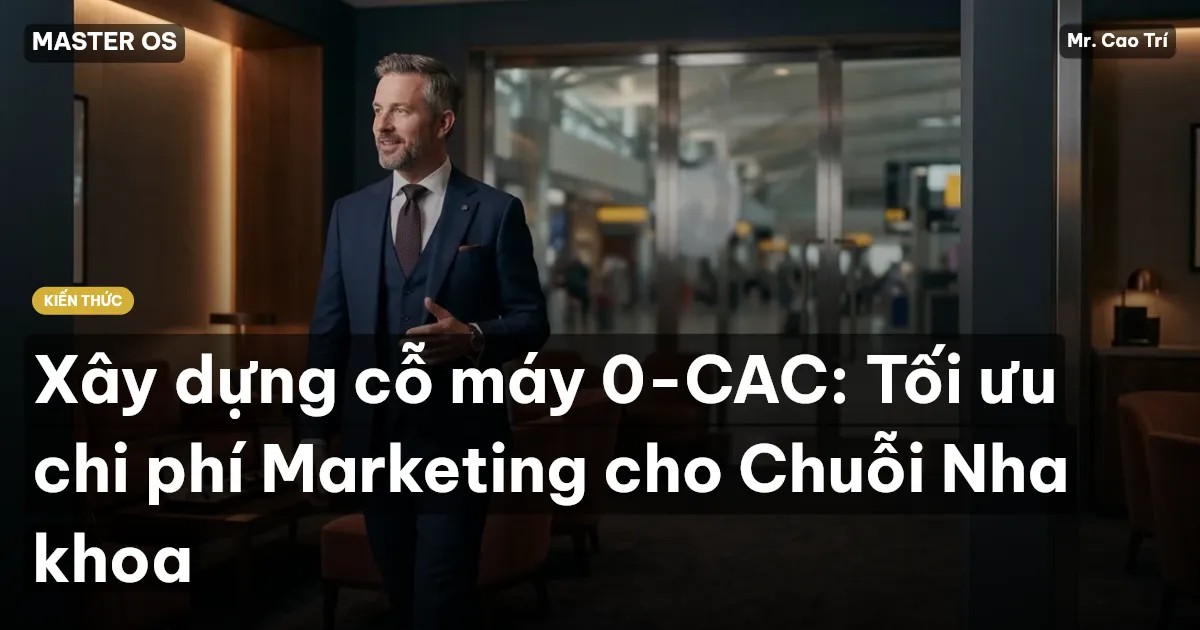 Xây dựng cỗ máy 0-CAC: Tối ưu chi phí Marketing cho Chuỗi Nha khoa