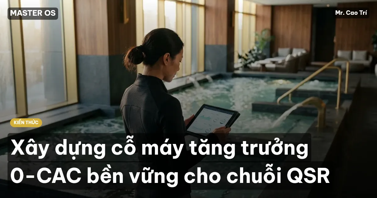 Xây dựng cỗ máy tăng trưởng 0-CAC bền vững cho chuỗi QSR