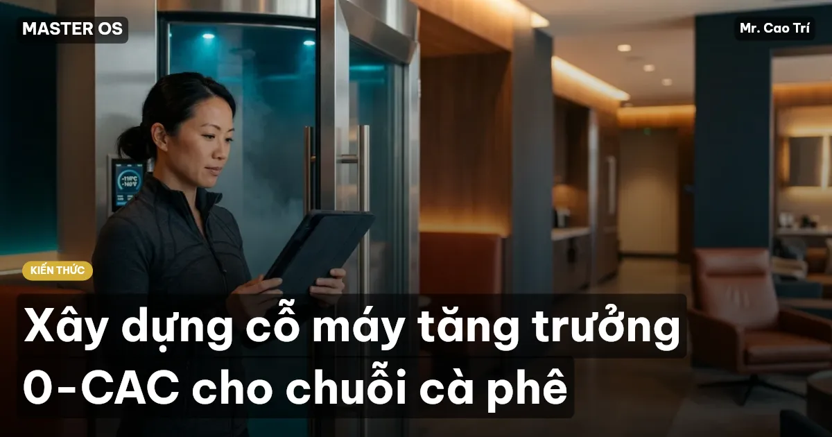 Xây dựng cỗ máy tăng trưởng 0-CAC cho chuỗi cà phê