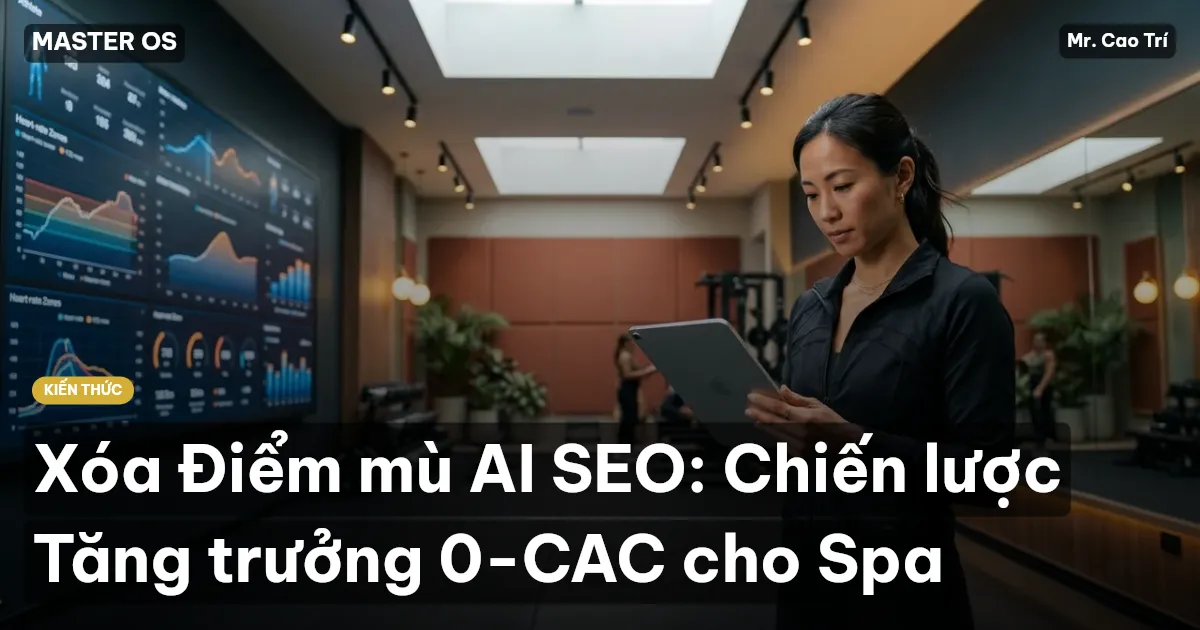 Xóa Điểm mù AI SEO: Chiến lược Tăng trưởng 0-CAC cho Spa
