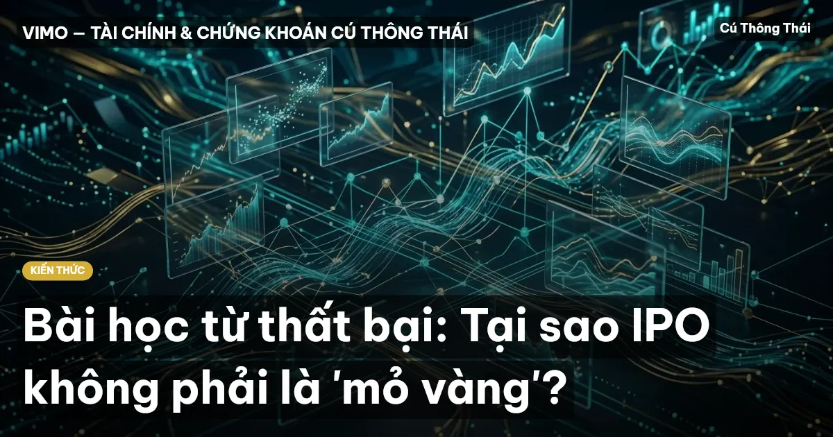 Bài học từ thất bại: Tại sao IPO không phải là 'mỏ vàng'?