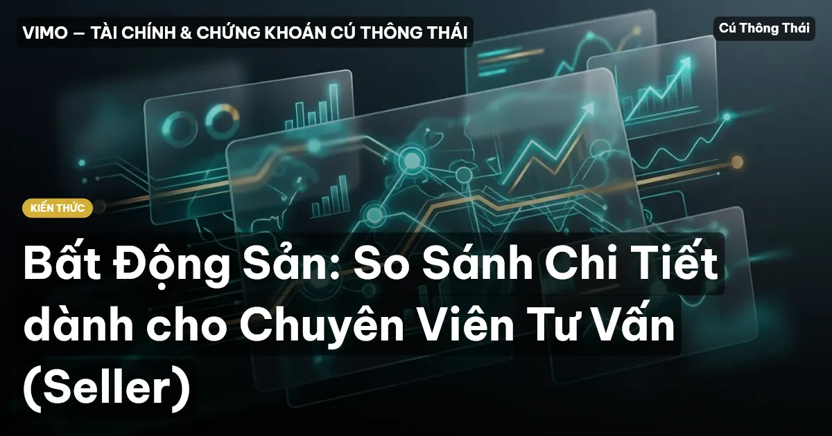 Bất Động Sản: So Sánh Chi Tiết dành cho Chuyên Viên Tư Vấn (Seller)