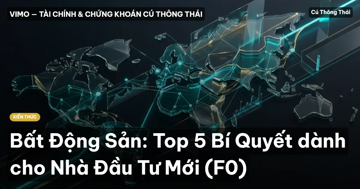 Bất Động Sản: Top 5 Bí Quyết dành cho Nhà Đầu Tư Mới (F0)