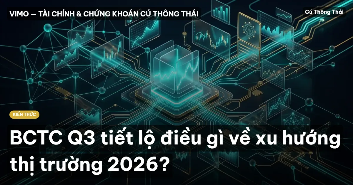 BCTC Q3 tiết lộ điều gì về xu hướng thị trường 2026?