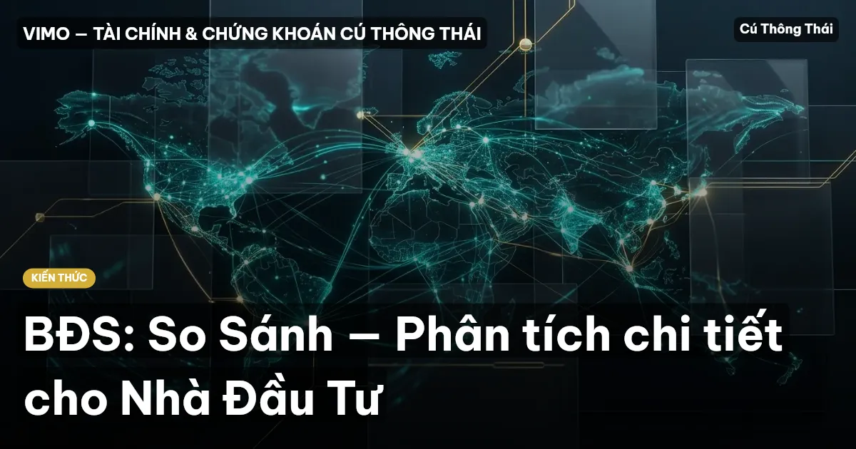 BĐS: So Sánh — Phân tích chi tiết cho Nhà Đầu Tư