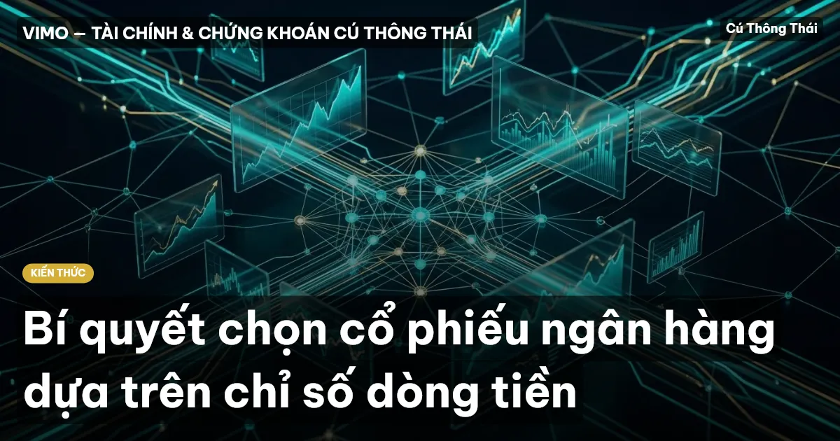 Bí quyết chọn cổ phiếu ngân hàng dựa trên chỉ số dòng tiền