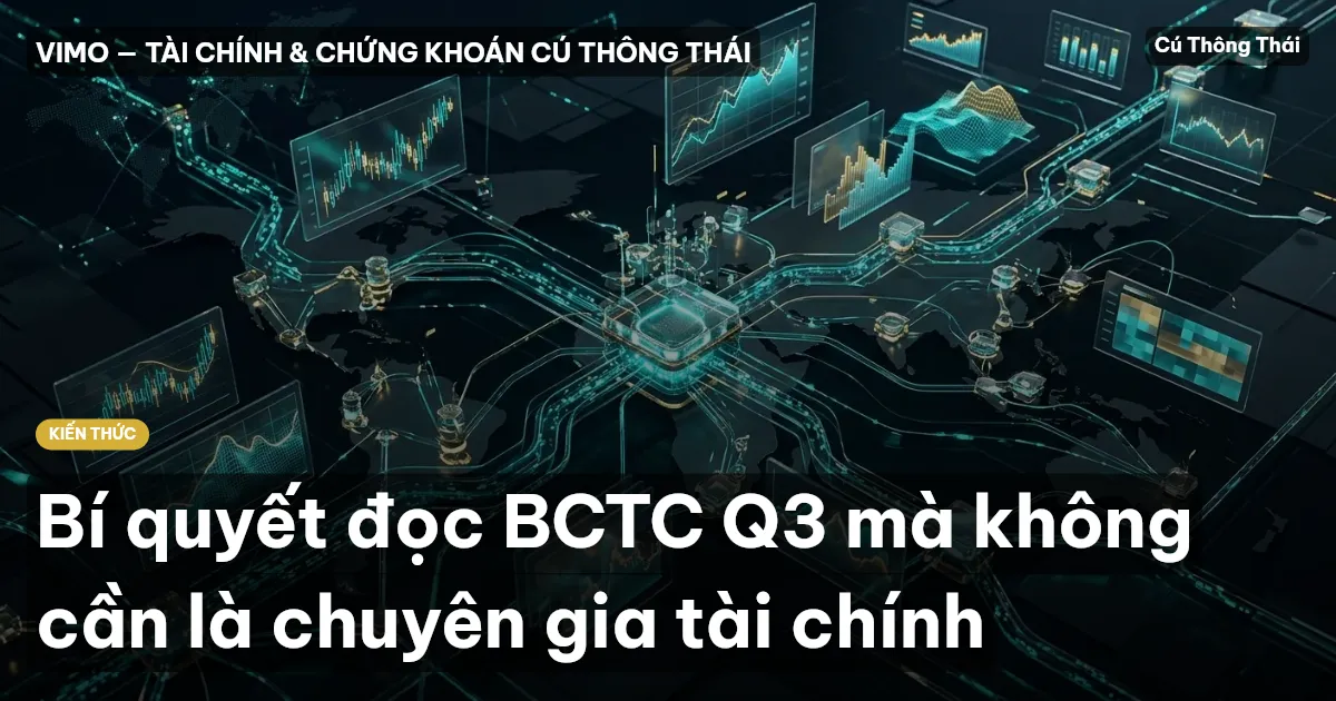 Bí quyết đọc BCTC Q3 mà không cần là chuyên gia tài chính