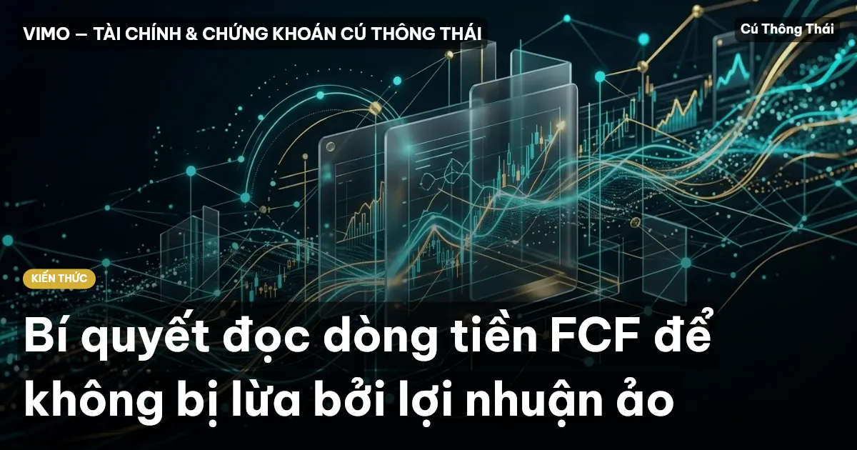 Bí quyết đọc dòng tiền FCF để không bị lừa bởi lợi nhuận ảo