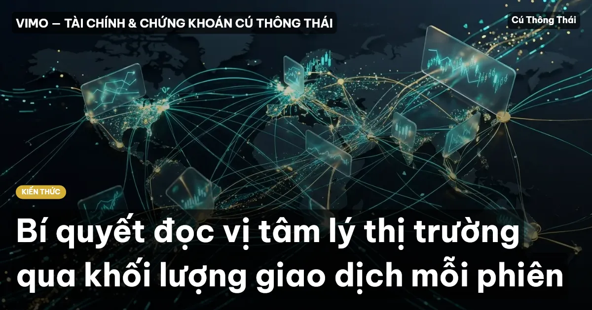 Bí quyết đọc vị tâm lý thị trường qua khối lượng giao dịch mỗi phiên