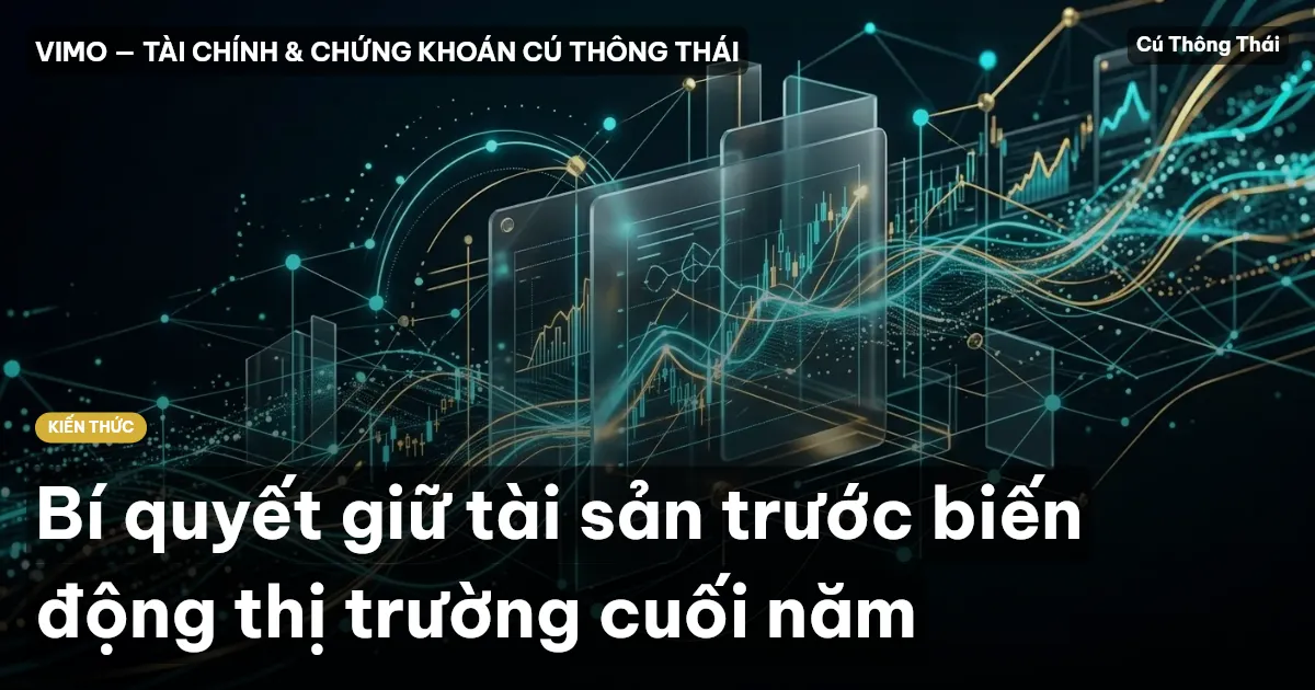 Bí quyết giữ tài sản trước biến động thị trường cuối năm