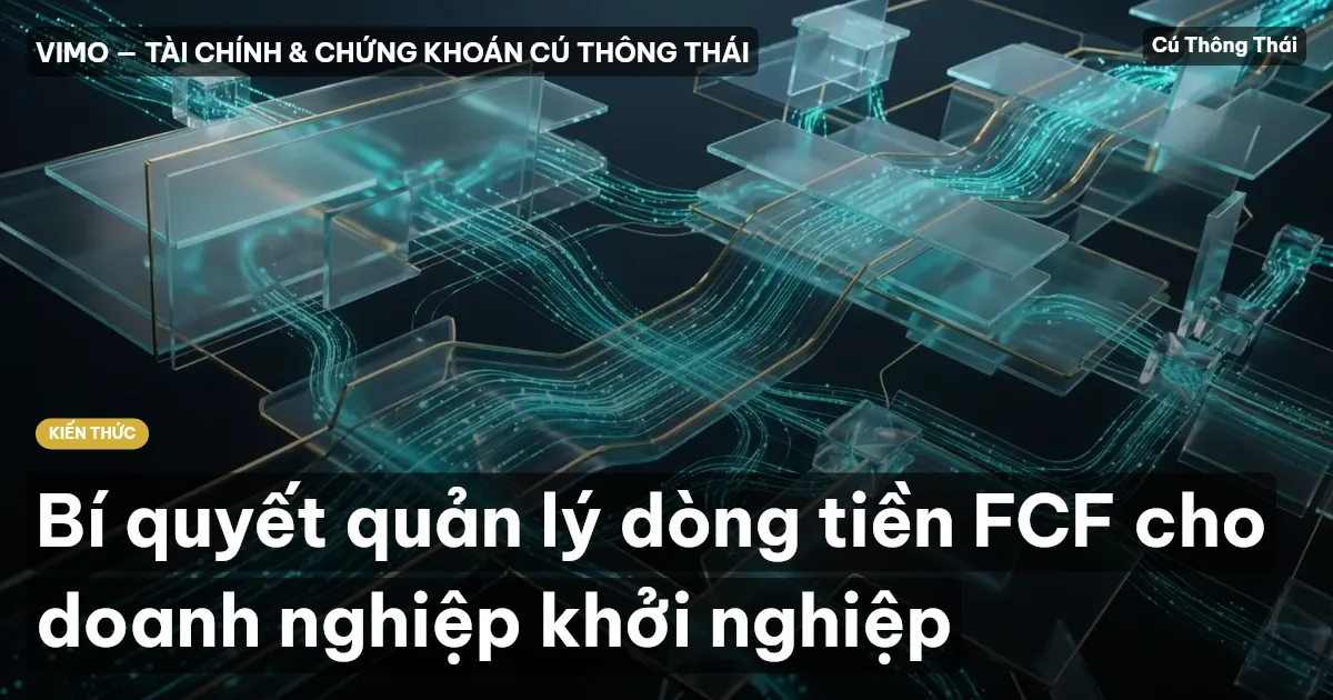 Bí quyết quản lý dòng tiền FCF cho doanh nghiệp khởi nghiệp