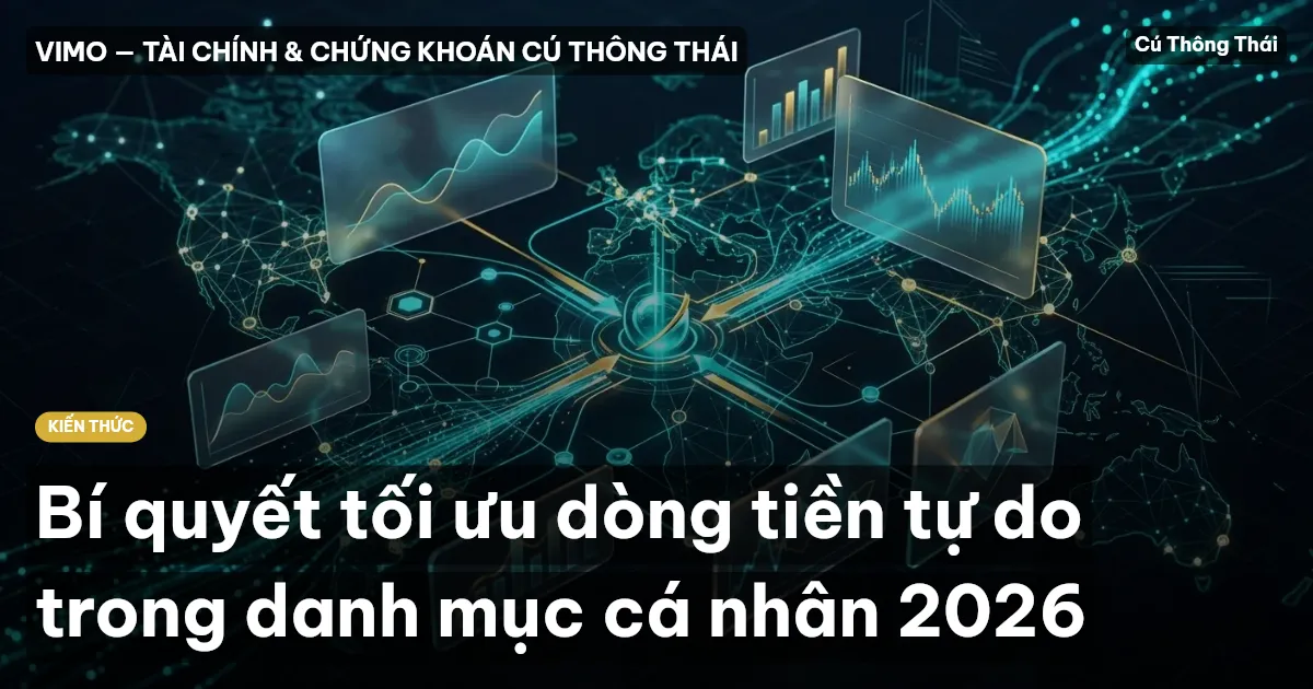 Bí quyết tối ưu dòng tiền tự do trong danh mục cá nhân 2026