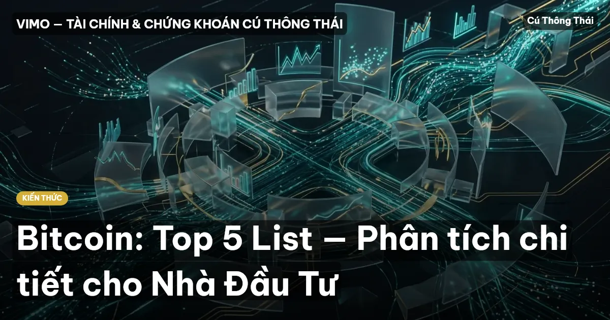 Bitcoin: Top 5 List — Phân tích chi tiết cho Nhà Đầu Tư