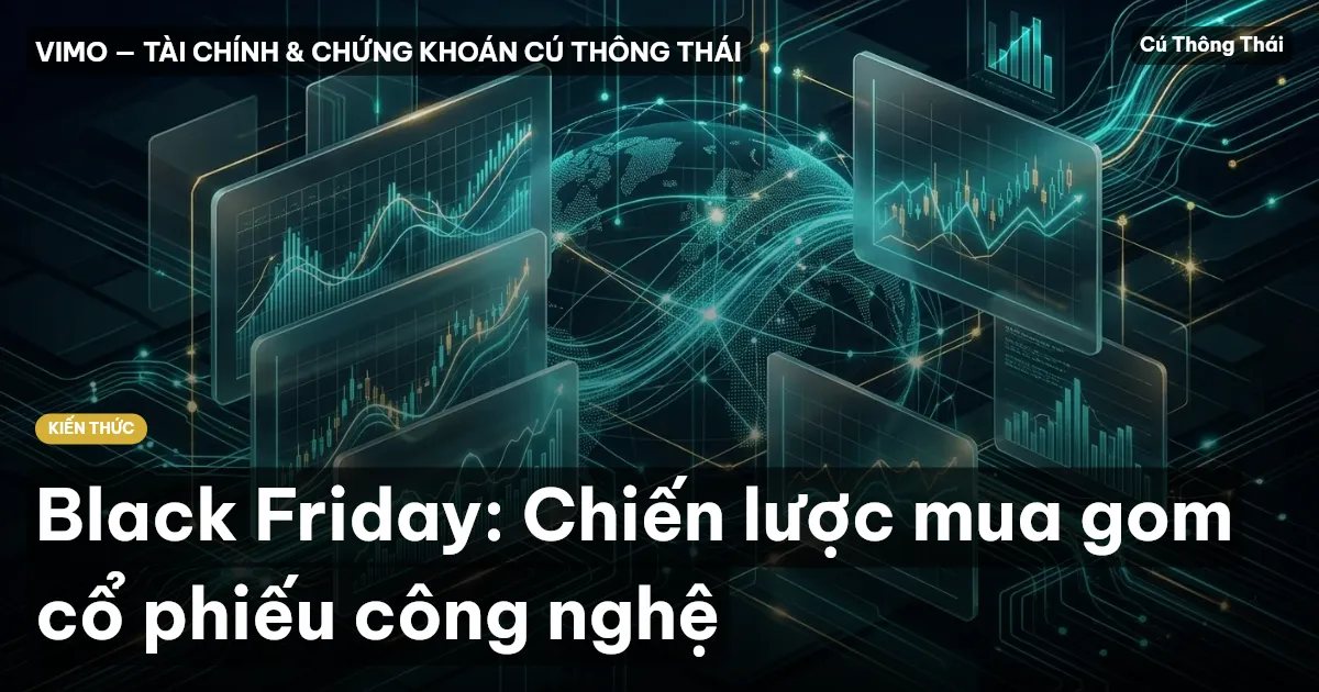 Black Friday: Chiến lược mua gom cổ phiếu công nghệ