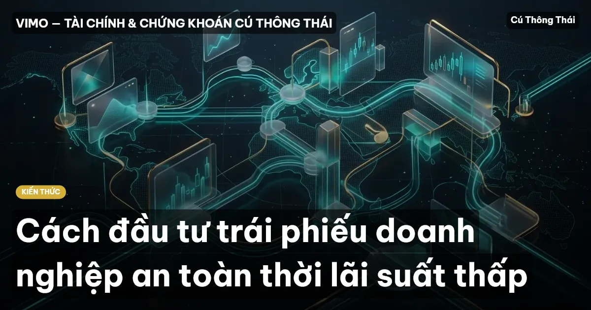 Cách đầu tư trái phiếu doanh nghiệp an toàn thời lãi suất thấp