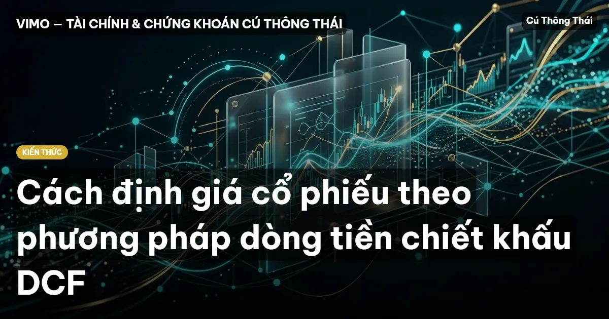 Cách định giá cổ phiếu theo phương pháp dòng tiền chiết khấu DCF