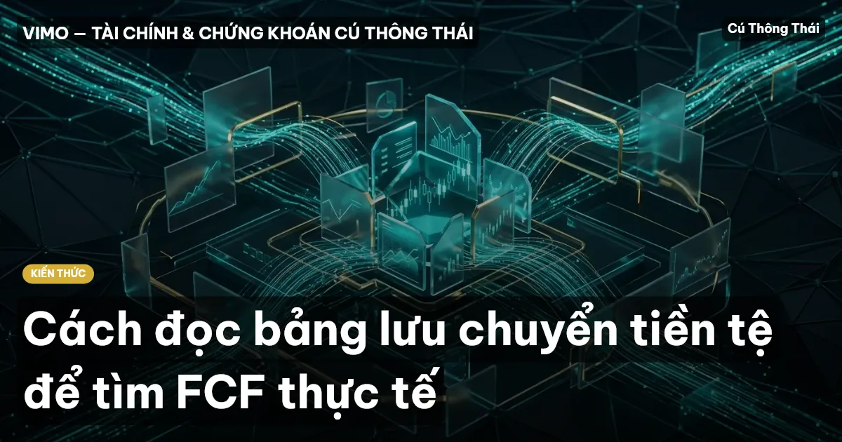Cách đọc bảng lưu chuyển tiền tệ để tìm FCF thực tế