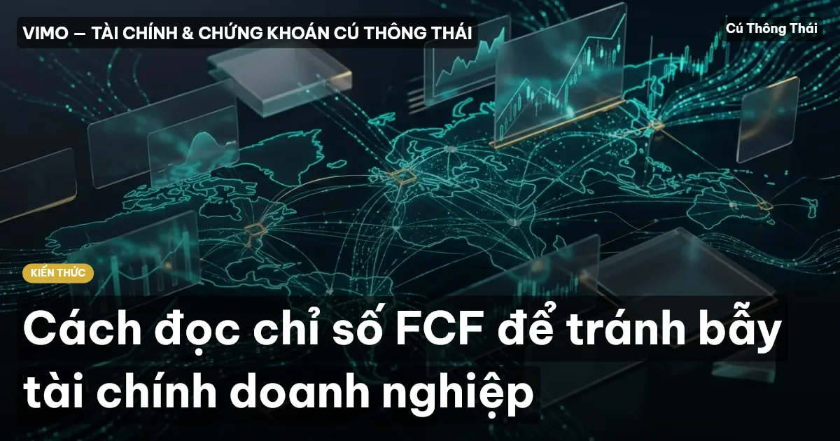Cách đọc chỉ số FCF để tránh bẫy tài chính doanh nghiệp