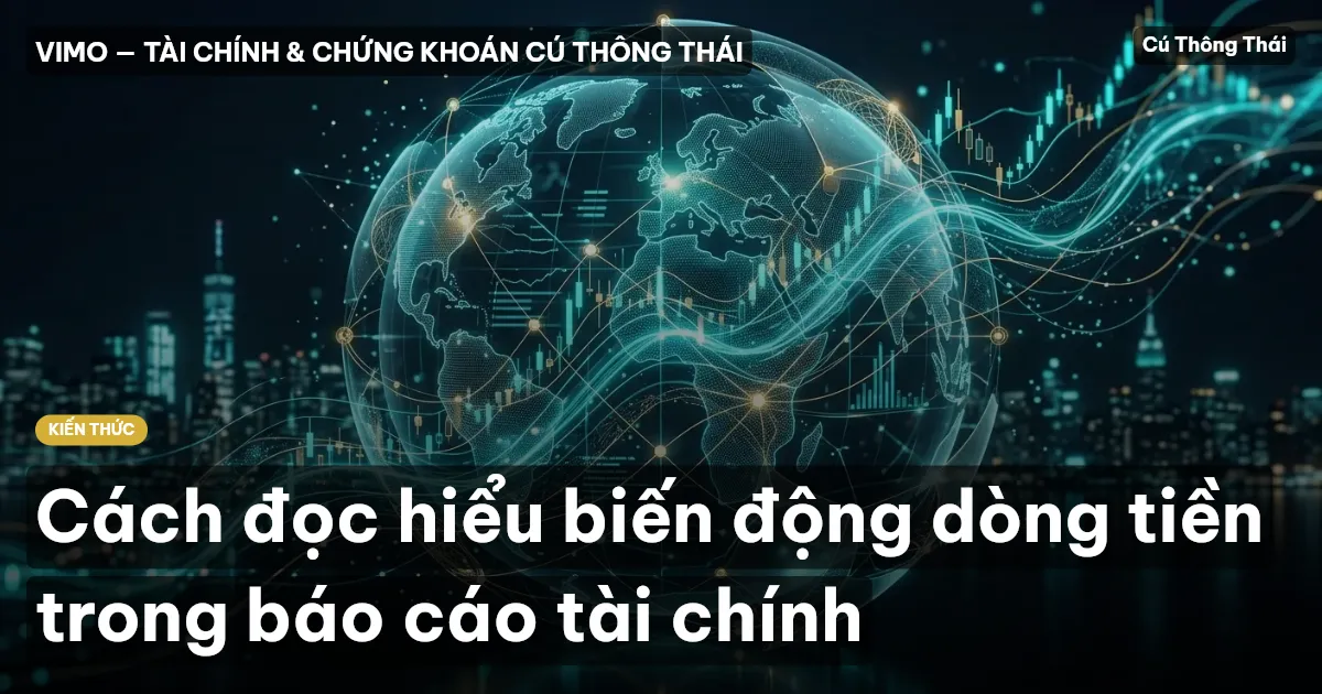 Cách đọc hiểu biến động dòng tiền trong báo cáo tài chính