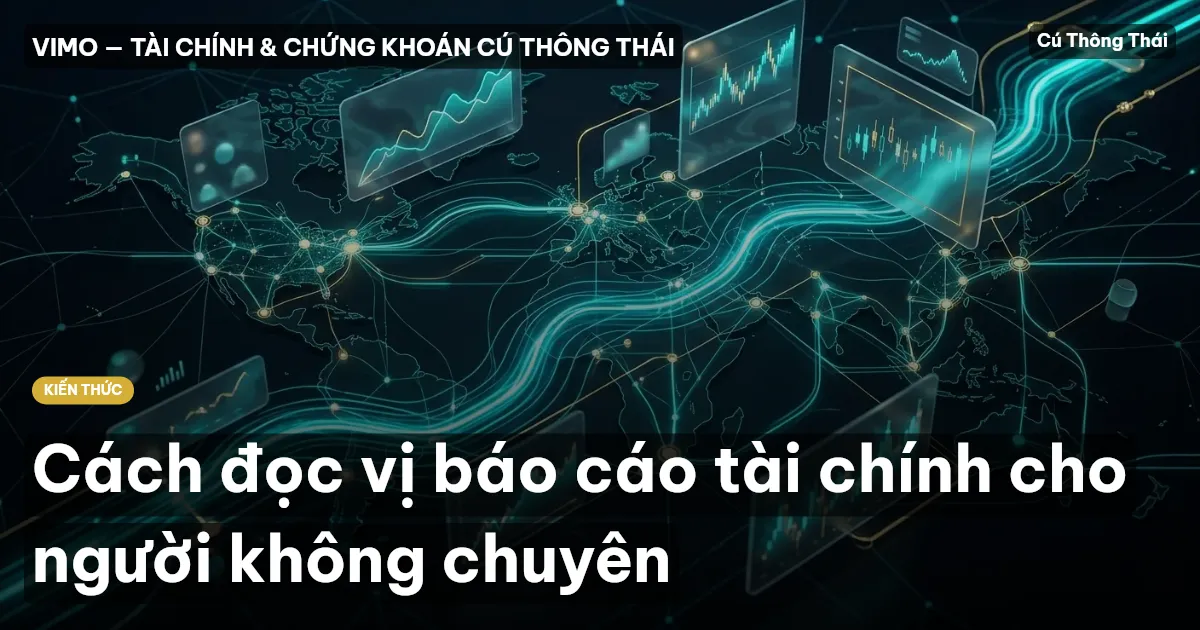Cách đọc vị báo cáo tài chính cho người không chuyên