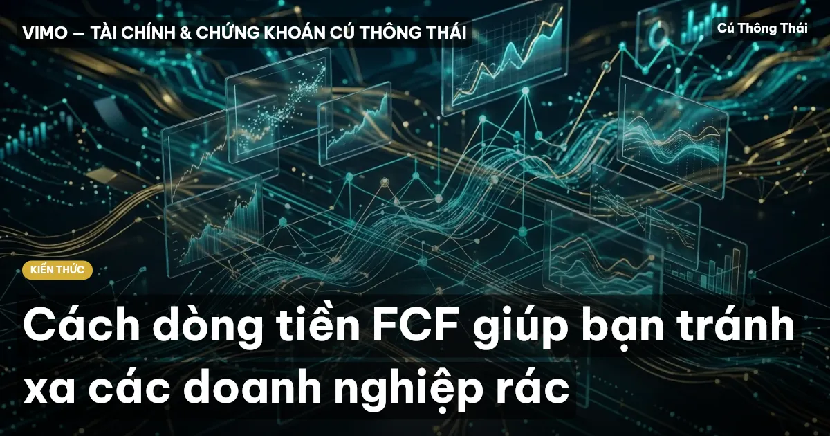 Cách dòng tiền FCF giúp bạn tránh xa các doanh nghiệp rác