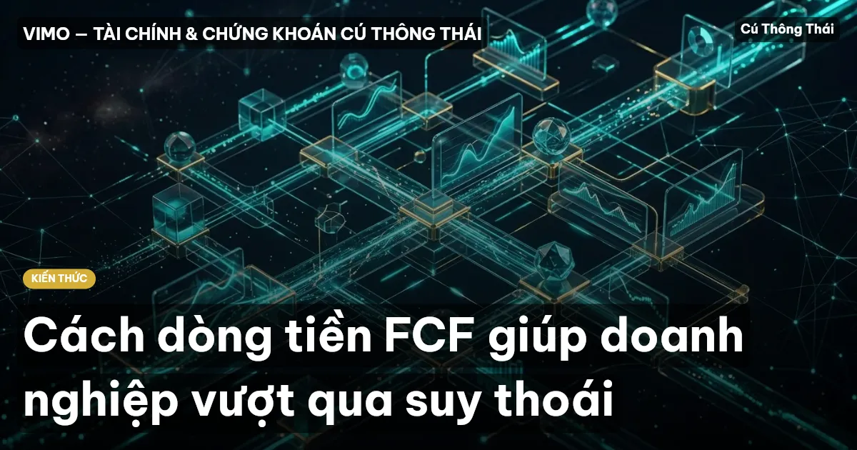 Cách dòng tiền FCF giúp doanh nghiệp vượt qua suy thoái