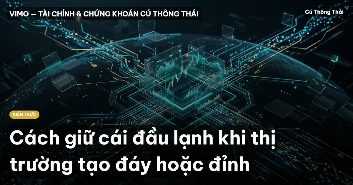 Cách giữ cái đầu lạnh khi thị trường tạo đáy hoặc đỉnh