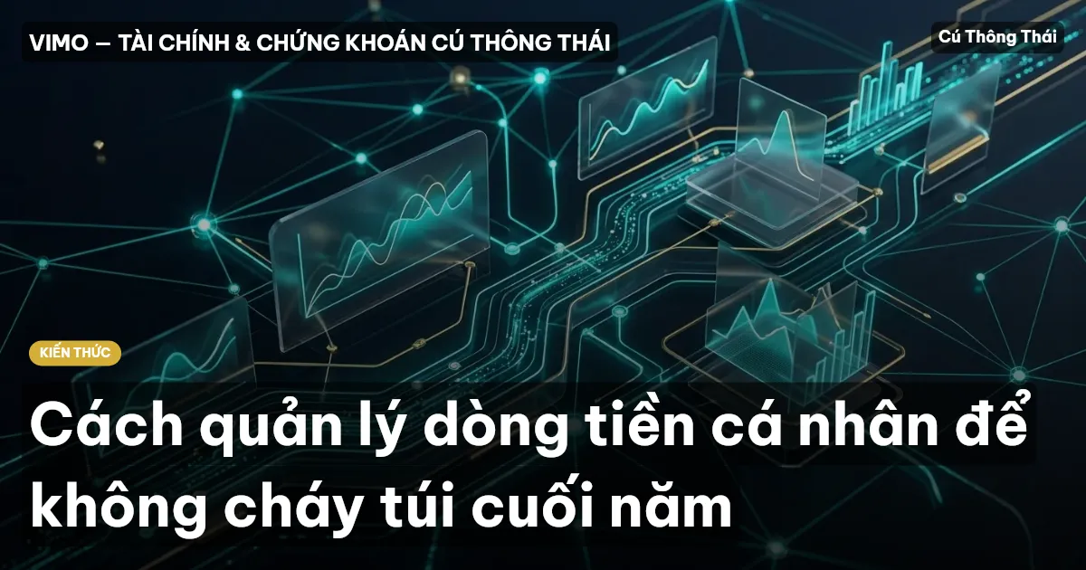 Cách quản lý dòng tiền cá nhân để không cháy túi cuối năm